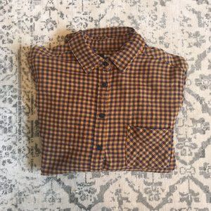 Checked flannel Uniqlo top